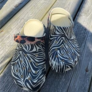 🦓CROCS Classic Animal Remix Clog🐆
